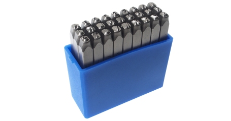 Клейма буквенные латиница JTC 7245 (3 мм, HRC 60+-2°, DIN 1451)