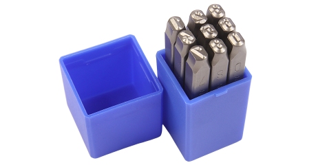 Клейма цифровые JTC 7242 (5 мм, HRC 60+-2 град., DIN 1451)