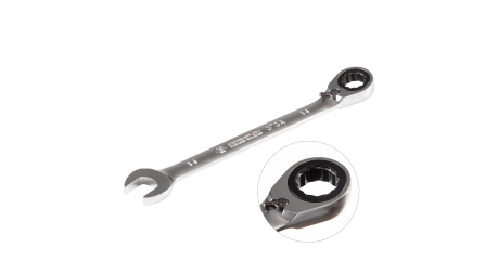Ключ трещоточный комбинированный с реверсом KING TONY 373A14M (14 мм)