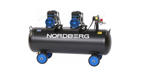 Компрессор безмасляный NORDBERG NCEO135/500 (220 В, ресивер 135 л, 500 л/мин)