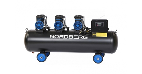Компрессор безмасляный NORDBERG NCEO170/750 (380 В, ресивер 170 л, 750 л/мин)