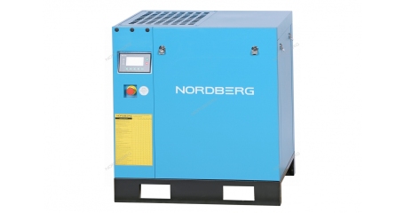 Компрессор винтовой NORDBERG NCC10 (7,5 кВт, 10 бар, 900 л/мин, IP55, без ресивера)