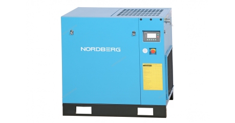 Компрессор винтовой NORDBERG NCC20 (15 кВт, 10 бар, 1910 л/мин, IP55, без ресивера)