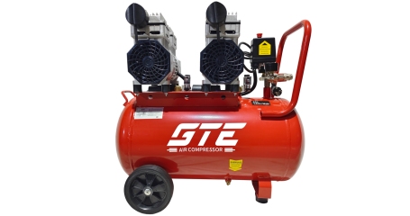 Компрессор поршневой безмасляный GTE HMP050140B (220 В, 140 л/мин, ресивер-50 л)