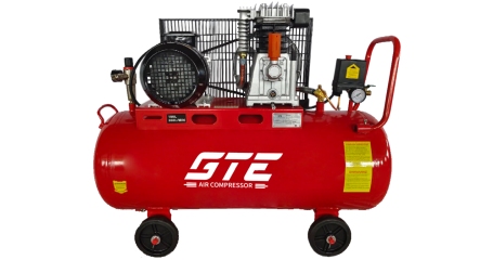 Компрессор поршневой ременной одноступенчатый GTE-MR100A300A (380 В, 300 л/мин, ресивер-100 л)