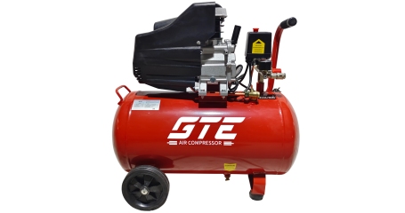 Компрессор поршневой с прямым приводом GTE MK050200B (220 В, 200 л/мин, ресивер-50 л)
