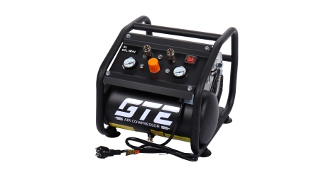 Компрессор поршневой безмасляный GTE-HMP008060B (220 В, 60 л/мин, ресивер-8 л)