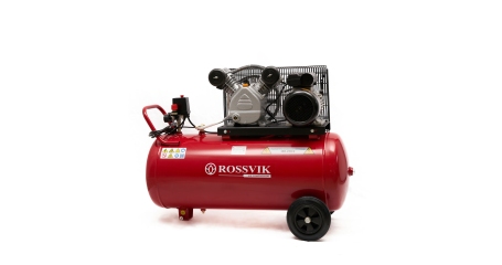 Компрессор поршневой ROSSVIK СБ4/С-100.LB24А (360 л/мин, 10 бар, ресивер 100 л, 220 В/2,2 кВт, RAL3001, красный)