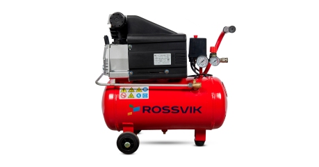 Компрессор поршневой ROSSVIK СБ4/С-24.J1047В (200 л/мин, 8 бар, ресивер 24 л, 220 В/1,5 кВт)