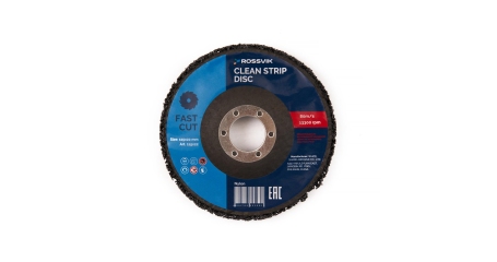 Круг зачистной из синтетического волокна ROSSVIK 115х22 (115*22 мм, черный, 80 м/с, 12250 об/мин)