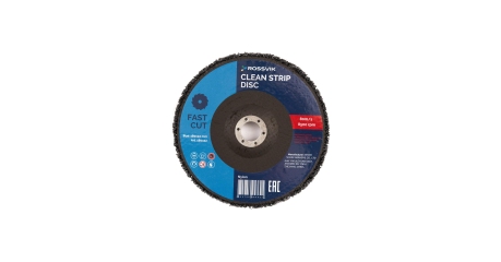 Круг зачистной из синтетического волокна ROSSVIK 180х22 (180*22 мм, черный, 80 м/с, 10200 об/мин)