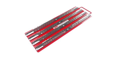 Лоток с реечными держателями головок JTC 3413 (1/4х20 шт., 3/8"х30 шт., 1/2""х30 шт., 440х150 мм)"""