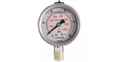 Манометр гидравлический GARWIN PRO 819050-4 (1000 бар, 63 мм, 1/4