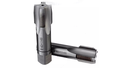 Метчики ручные GARWIN INDUSTRIAL GM-TF220150 (Mf22x1,5, DIN 2181, HSS, 6H, комплект из 2 штук)