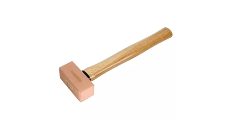 Молоток медный с деревянной рукояткой GARWIN PRO GHT-HW0500C (500 г)