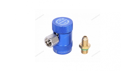 Муфта быстросъемная R1234yf NORDBERG NFA9L (низкое давление, синяя)
