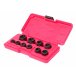 Набор головок для поврежденных болтов и гаек JTC 1545 (8-19 мм, 10 предметов в кейсе)