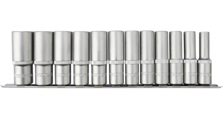 Набор головок торцевых глубоких 12-гранных Thorvik S13S2212SM (1/2