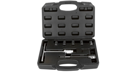 Набор для восстановления посадочных отверстий дизельных форсунок Thorvik DICS7 (7 предметов)