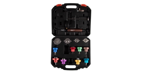 Набор для тестирования герметичности системы охлаждения, 14 предметов, кейс AFFIX AF10331014C