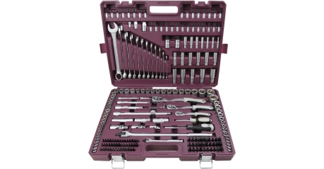 Набор инструмента универсальный Thorvik TS217 (1/4", 3/8", 1/2"DR, 217 предметов)