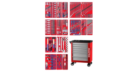 Набор инструментов ЭКСПЕРТ в красной тележке МАСТАК 50-07323R (323 предмета)