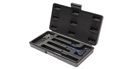 Набор инструментов для восстановления резьбы JTC 4780 (вставки М5x0.8, L=6,7 мм, 20 шт., 24 предмета)