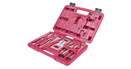 Набор инструментов для демонтажа авторадиоаппаратуры универсальный JTC 4082 (46 предметов в кейсе)