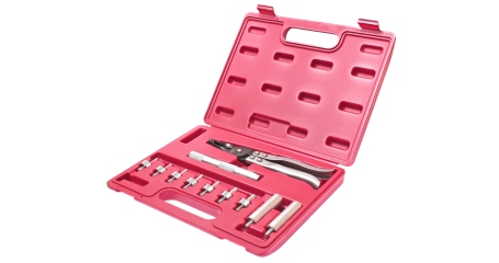 Набор инструментов для демонтажа/монтажа сальников клапанов в кейсе JTC 1717
