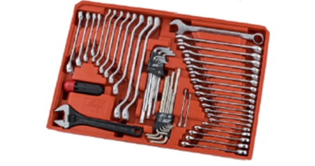 Набор инструментов для тележки инструментальной JTC A2055S (55 предметов)