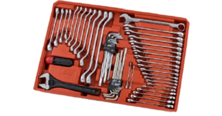 Набор инструментов для тележки инструментальной JTC A2055S (55 предметов)