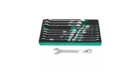 Набор ключей комбинированных GARWIN PRO 646070 (17 пр., 6-24 мм, в ложементе EVA)