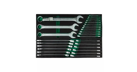 Набор ключей комбинированных GARWIN PRO 646077 (27 пр., 6-36 мм, в ложементе EVA)