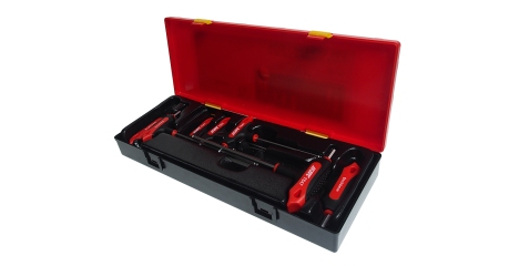 Набор ключей шестигранных Т-образных HEX JTC K6073 (2-8 мм, 7 предметов)