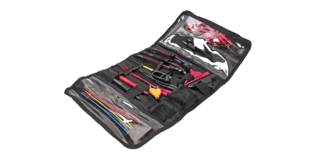 Набор коннекторов для тестеров электронных компонентов автомобиля JTC 4790 (23 предмета в кейсе)