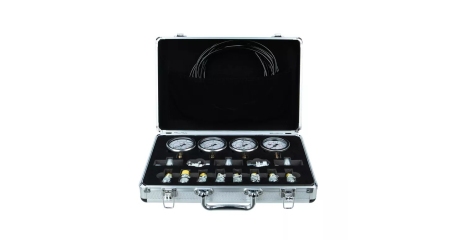 Набор 4-х манометров с контрольными точками для измерения давления масла в гидросистеме GARWIN PRO A85540