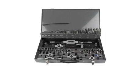 Набор метчиков и плашек GARWIN INDUSTRIAL GM-TCS55 (М3-20, HSS, DIN352, 55 предметов)