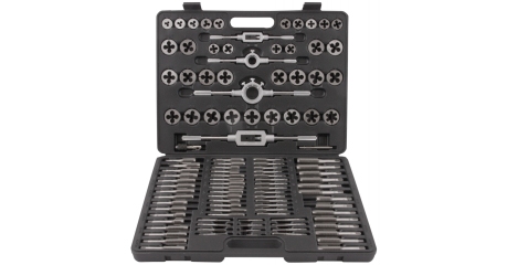 Набор метчиков и плашек Thorvik MTDS110 (110 предметов)