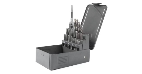 Набор метчиков GARWIN INDUSTRIAL GM-THS29 (М3-12, HSS, DIN352, 29 предметов)