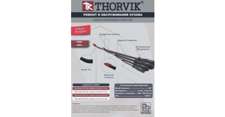 Набор монтажных лопаток Thorvik PBS4 (4 предмета)