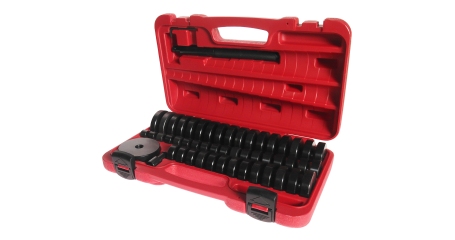 Набор оправок для выпрессовки подшипников, втулок, сальников JTC 4856 (18-74 мм, 50 предметов в кейсе)