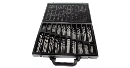 Набор сверл GARWIN INDUSTRIAL GM-BS155 (1,0-10,5, шаг 0,5, HSS-G, DIN338, 155 предметов)