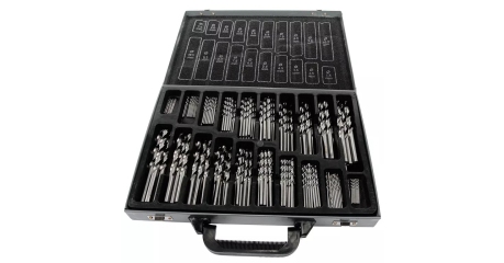 Набор сверл GARWIN INDUSTRIAL GM-BS155 (1,0-10,5, шаг 0,5, HSS-G, DIN338, 155 предметов)