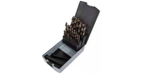 Набор сверл 1,0-13,0 х 0,5 мм 25 пр. HSS-CO Spiralbohrer (Metall) GARWIN INDUSTRIAL GM-BS25C