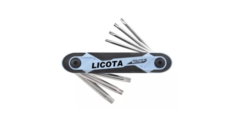 Набор складных ключей Torx Licota FX1S071D2CV (7 пр., T10-T40)