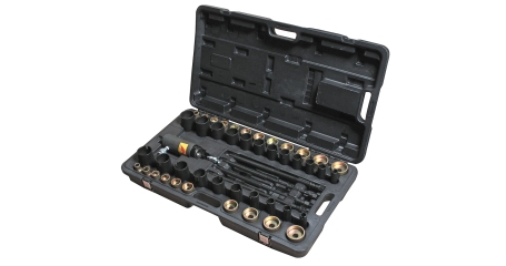 Набор съемников сайлентблоков универсальный с гидравлическим приводом в кейсе JTC 4704