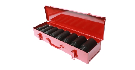 Набор торцевых головок 6-ти гранных ударных глубоких JTC J608L (3/4", 21-38 мм, 8 предметов кейсе)