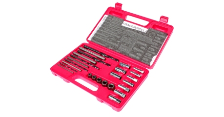 Набор экстракторов для поврежденных болтов JTC 4733 (5-16 мм, 25 предметов в кейсе)