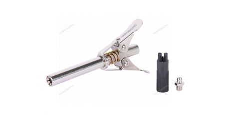 Наконечник быстросъемный удлиненный для плунжерного шприца NORDBERG NO9017 (+насадка для очистки)