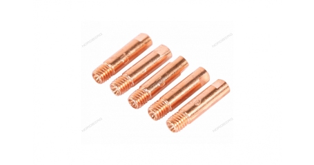 Наконечник сварочный для горелки MIG/MAG E-CU NORDBERG WMI-N10 (M6x25, 1 мм, 5 шт.)